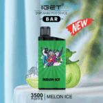 IGET BAR MELON ICE 3500 Puffs Disposable Vape - Image 2