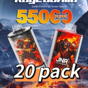 JNR Rage Grilla 55000 Puffs 20 Packs (Ship from oversea) - Strawberry Ice