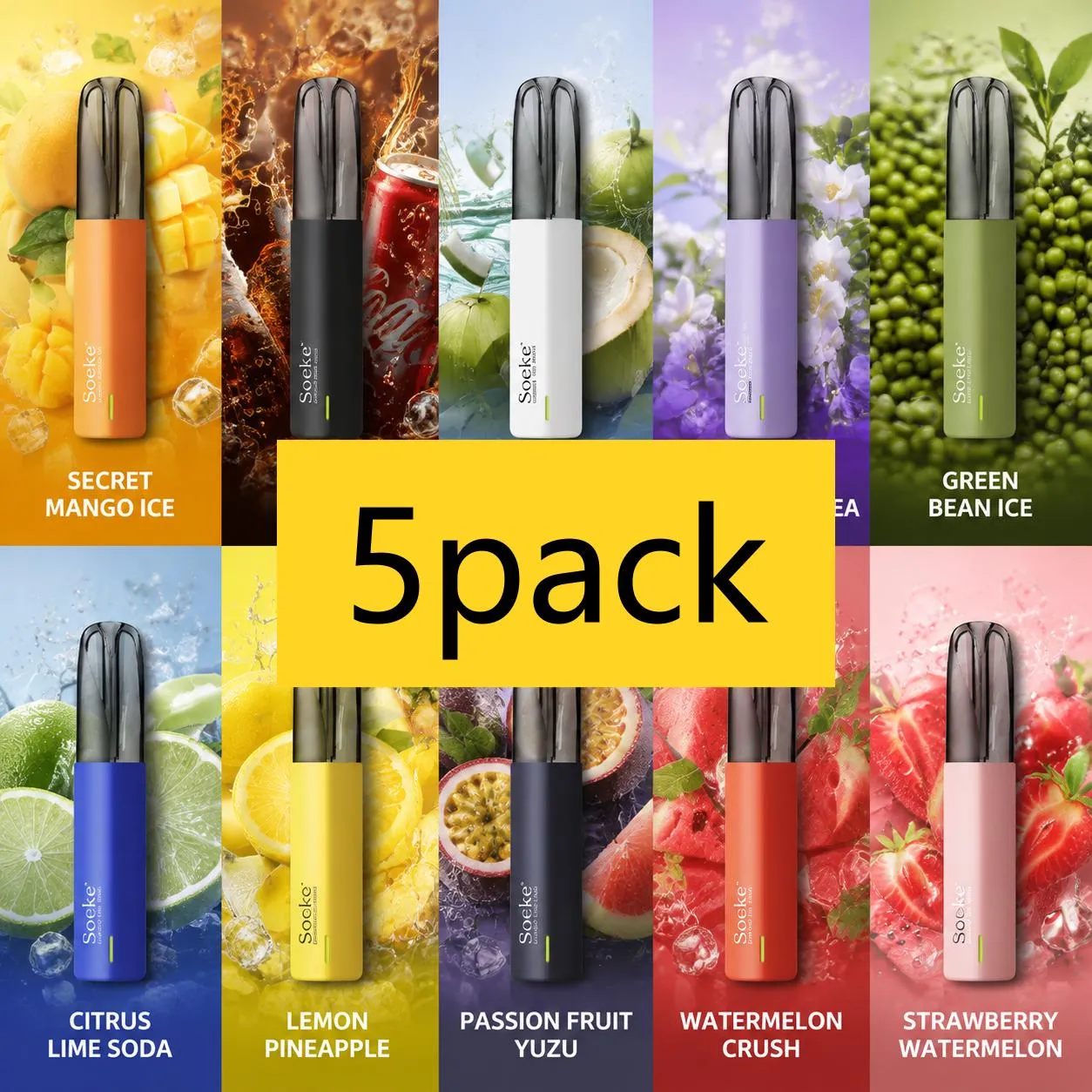lv vapes Soeke S7 6000 puffs ceramic coil device