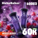 Habababar 60K Puffs Shisha – Mixed Berry