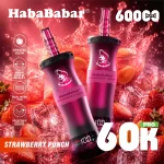 Habababar 60K Puffs Shisha – Strawberry punch