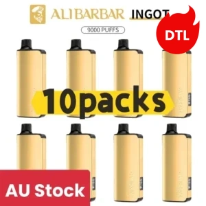 barry beehag 2019 ALIBARBAR INGOT 9000 Puffs DTL 10 Pack