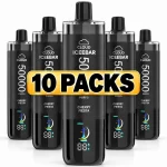 ICEEBAR Cloud 50000 Puffs Shisha – 10 Packs