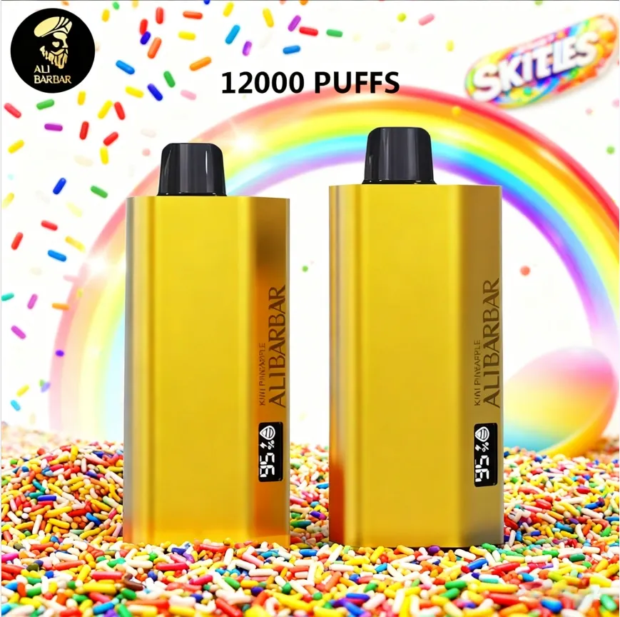 skittles salt nic Alibarbar TEQ 12000 Puffs Skittles